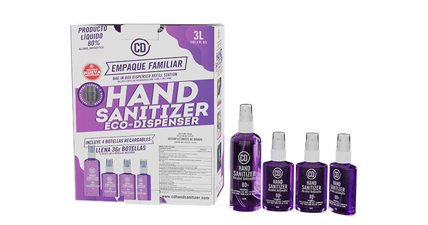 CD hand sanitizer Family Pack